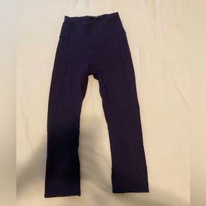 Lulu lemon cropped purple leggings